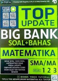Top update big bank soal + bahas matematika SMA / MA kelas 1, 2, 3