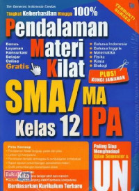 PENDALAMAN MATERI KILAT SMA/MA KELAS 12 IPA